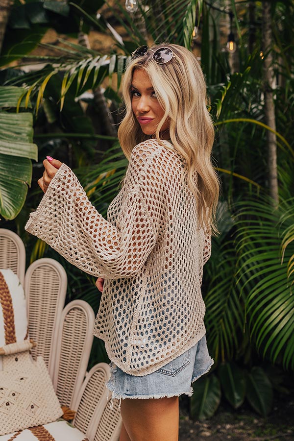 Saltwater Sunrise Knit Top Image - 4