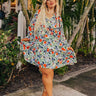 Fresh Blooms Babydoll Mini Dress Curves Image - 1