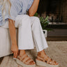 The Serena Faux Suede Espadrille in Mocha Image - 1