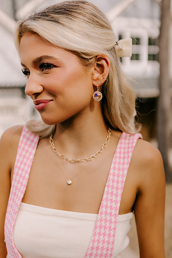 Pretty Posh Earrings In Pink Image - 2