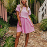 Simple Moment Mini Dress in Blush Image - 1