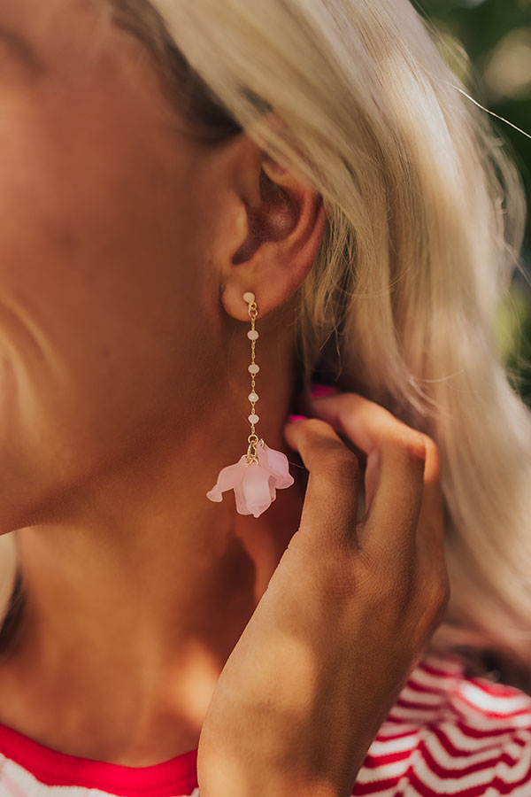 Starry Sky Soiree Earrings In Pink Image - 2