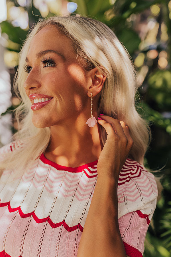 Starry Sky Soiree Earrings In Pink
