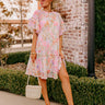 Sweet Blossom Ruffle Mini Dress Image - 1