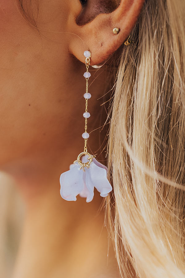 Starry Sky Soiree Earrings In Sky Blue Image - 2