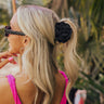 Lush Blooms Hair Claw Clip In Black Image - 1