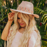 Retreat Yourself Raffia Hat In Light Blush Image - 1