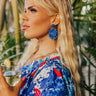 Saltwater Sunrise Earrings In Blue Image - 1
