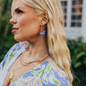 Island Oasis Earrings In Periwinkle Image - 1