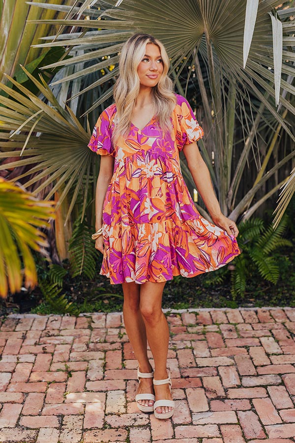St. Barts Brunch Floral Mini Dress Image - 2