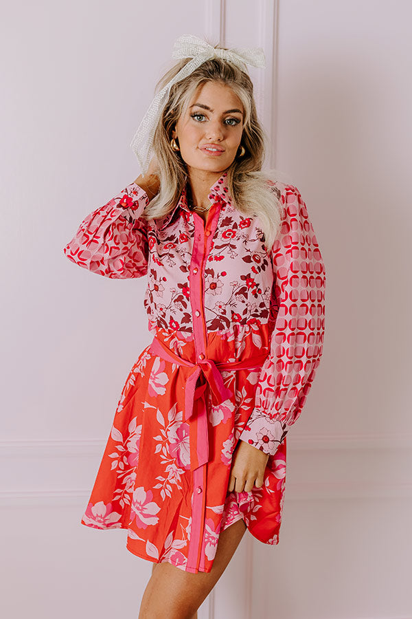 Sweetly Surprised Floral Mini Dress Image - 1