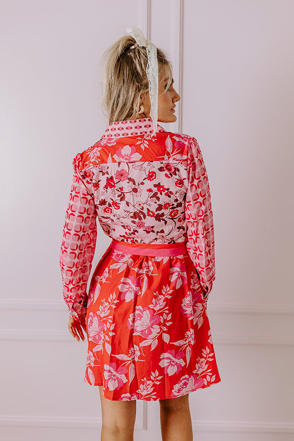 Sweetly Surprised Floral Mini Dress Image - 5