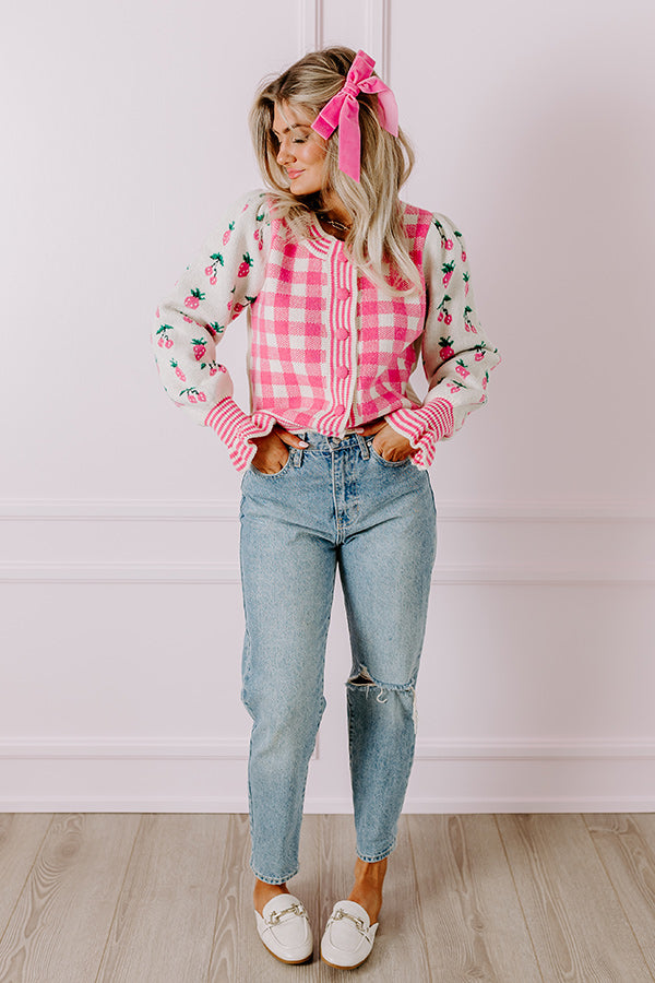 Sweetie Pie Knit Sweater Top Image - 2