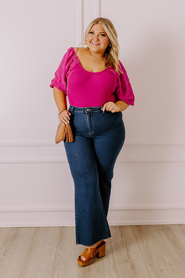 Flirtatious Outing Bodysuit In Berry Curves Image - 1