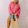 Springtime Sips Waffle Knit Top Curves Image - 1
