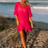 Sandy Shores Cover Up in Hot Pink Image - 1