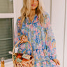 Spring Symphony Floral Mini Dress Image - 1