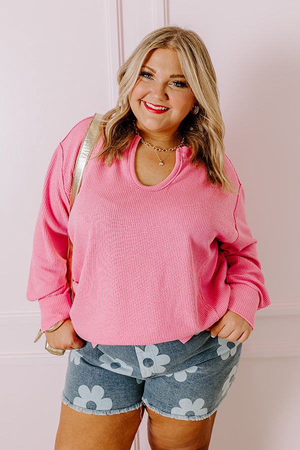 Boardwalk Babe Shift Top in Pink Curves Image - 2