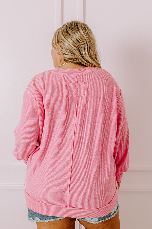 Boardwalk Babe Shift Top in Pink Curves Image - 5