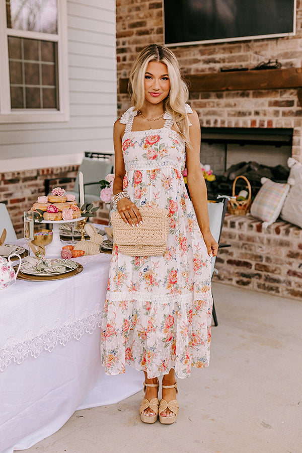 Secret Rose Garden Midi in White Image - 1