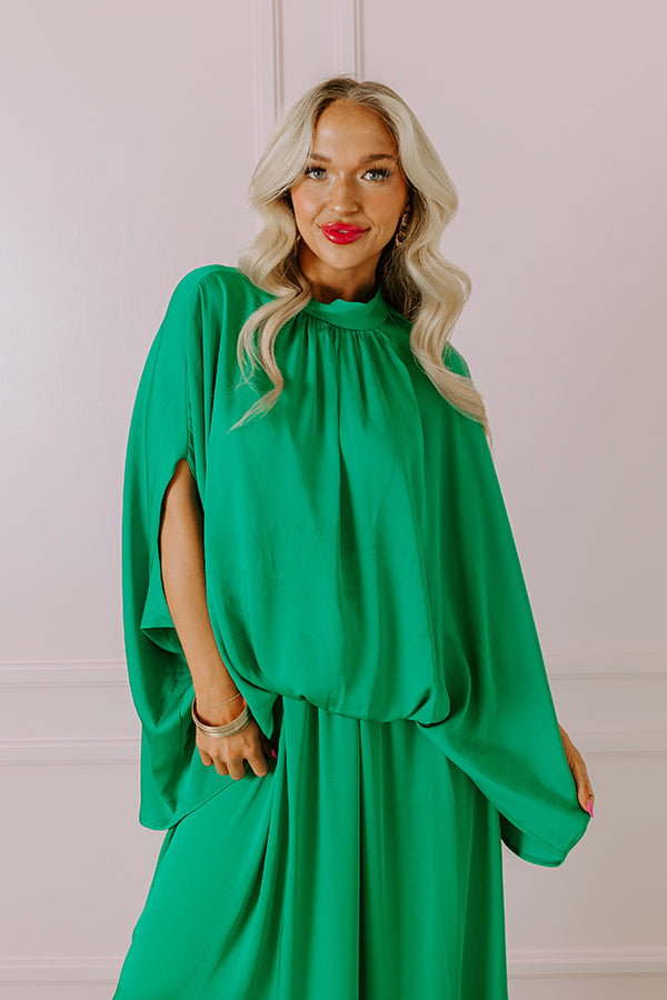 With You Always Shift Top in Green Image - 1