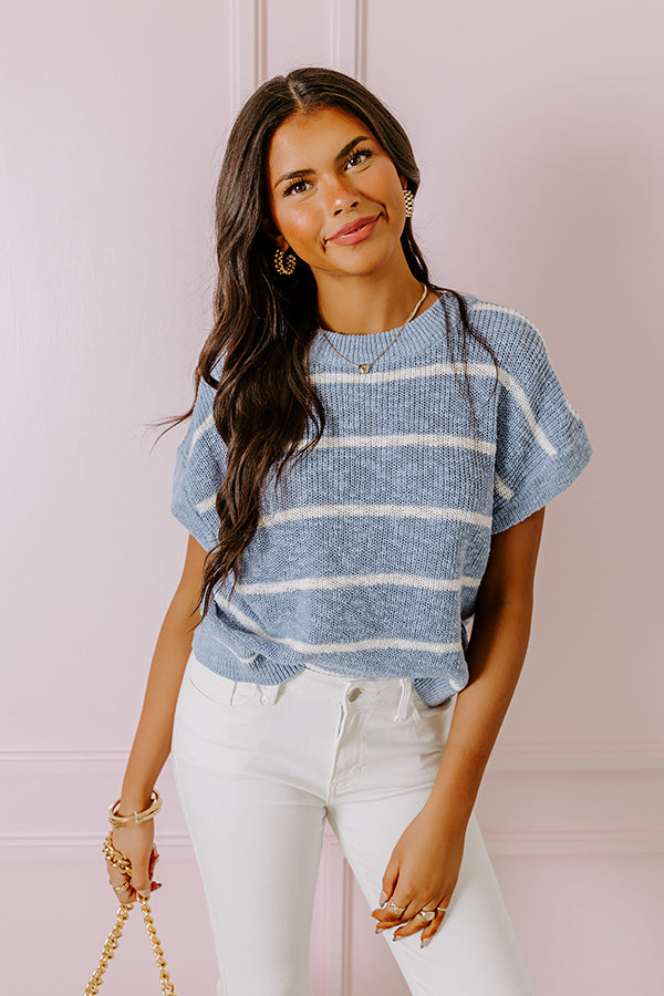 Bayside Brunch Stripe Knit Top Image - 2
