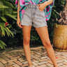 Just USA Nayeli High Waist Frayed Shorts Image - 1