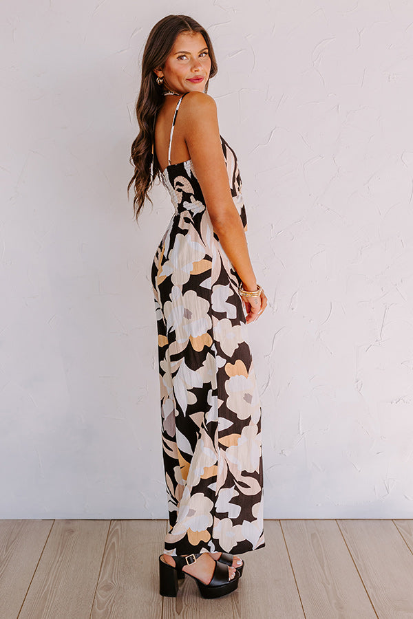 Sweetest Gesture Floral Jumpsuit in Black Image - 4