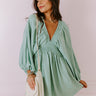 Around The Block Babydoll Dress In Pear Image - 1
