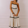 Boho Bliss Scalloped Midi in Champagne Image - 1