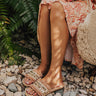 The Rylie Sandal In Tan Image - 1