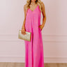 Casually Chic Floral Jumpsuit in Violet Image - 1