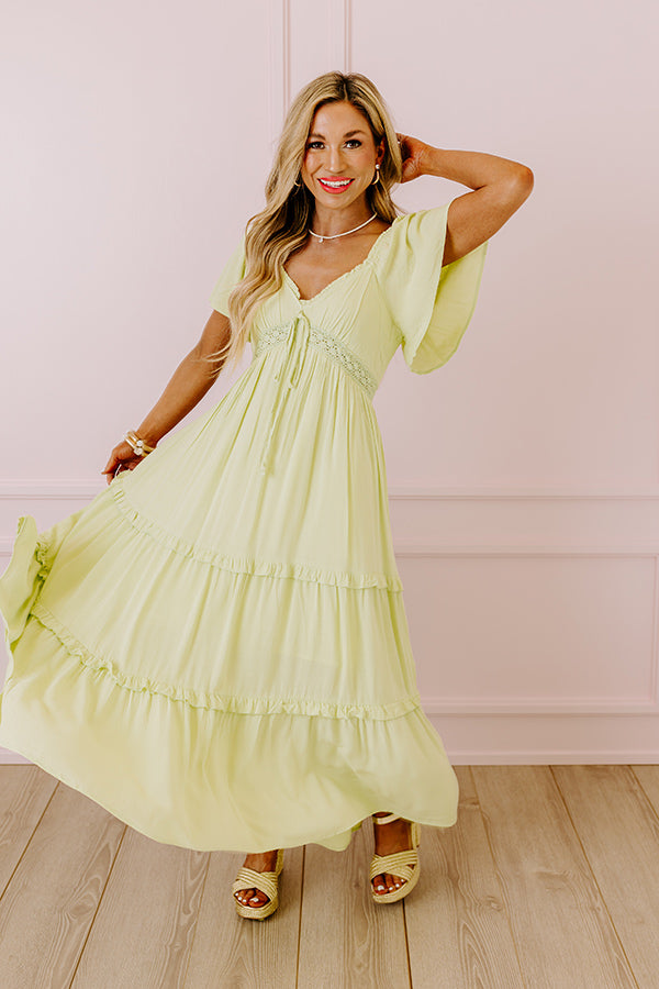 Summer Swoon Ruffle Midi Image - 2