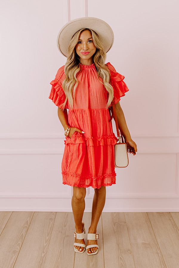 Sunny Stroll Ruffle Mini Dress Image - 1