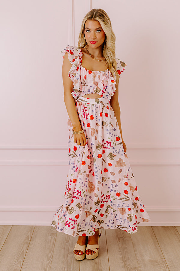 Picnic Date Ruffle Maxi Image - 1