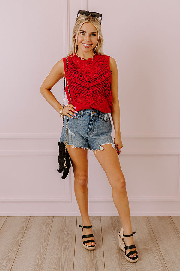 Brunch In Bali Knit Top Image - 1