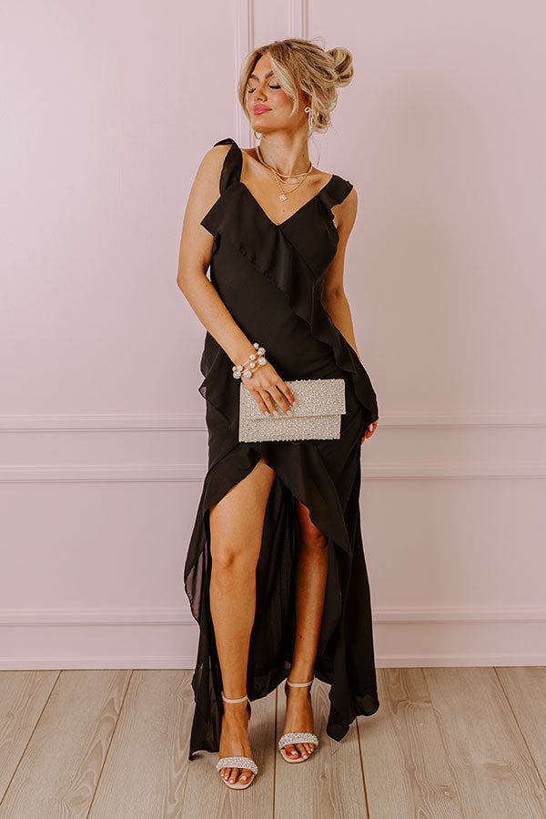 Life Of The Party Ruffle Maxi Dress Image - 1