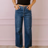 Just USA Roxanne High Waist Straight Leg Jean in Dark Wash Image - 1