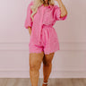 Vacay All Day Eyelet Shorts Curves Image - 1