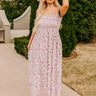 Smiles and Sunshine Floral Maxi in Lavender Curves Image - 1