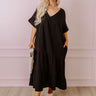 Keeping It Simple Midi in Black Curves Image - 1