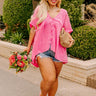 Brunch Voyage Babydoll Top in Pink Curves Image - 1