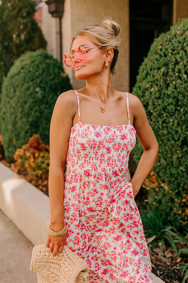 Smiles and Sunshine Floral Maxi in Ivory Image - 2