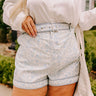 Flower Power High Waist Shorts Curves Image - 1