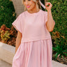 Myrtle Beach Brunch Mini Dress in Pink Image - 1