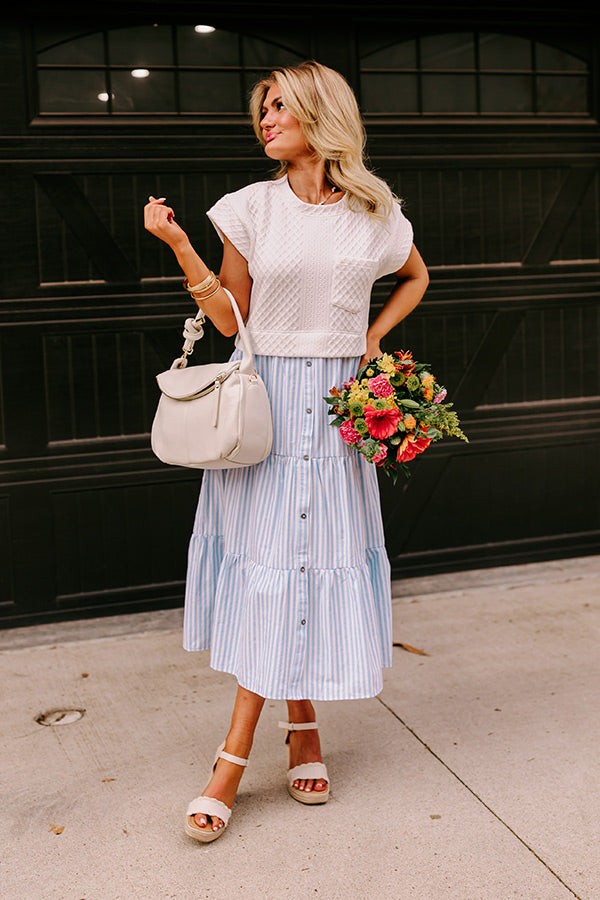 Sail Away With Me Stripe Midi Image - 1